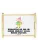 Mr. & Mrs. Panda Tablett Fuchs  Schlittschuhe mit Spruch in Weiß