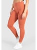 SMILODOX Leggings Amaze Scrunch Pro in Cognac