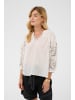 Cream Langarm-Bluse CRSereni A-shape in Snow White