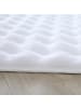 KADIMA DESIGN Teppich Waschbar Hochflor Uni Polyester Wohnzimmer in Weiß