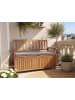 Beliani Gartenbank SOVANA in Braun/Grau - (W) 120 x (H) 91 x (L) 60 cm