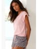 VIVANCE DREAMS Shorty in rosa/dunkelblau-gemustert