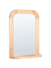 Beliani Wandspiegel RISCLE in Braun - (W) 62 x (H) 85 x (L) 20 cm Vertikal