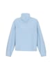 Swirly Women Sweatshirt in Light Blue