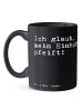 Mr. & Mrs. Panda Tasse Ich glaub, mein Einhorn... mit Spruch in Schwarz