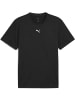 Puma T-Shirt "Tad EssentiaLongsleeve Heather Cat Tee (CF small Cat)" in Schwarz