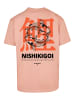F4NT4STIC Heavy Oversize T-Shirt Nishikigoi Koi Japan Grafik in amber