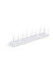 relaxdays 4 x Vogelabwehr-Spikes in Weiß/ Transparent