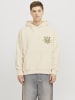Jack & Jones Kapuzenpullover in Antique White