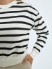 minus Sweatshirt in Black Striped