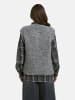 Smith&Soul Bouclé Knit Vest with Buttons in Grey Melange