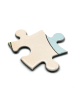 Mr. & Mrs. Panda Puzzle Einhorn Yoga Design mit Spruch in Weiß