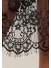 Linga Dore aus Spitze Chemise in Schwarz