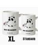 Mr. & Mrs. Panda Steinguttasse Panda Gute Besserung mit Spruch in Weiß