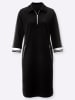 creation L Modal-Mix-Kleid in schwarz