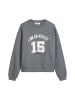 Marc O'Polo DENIM Sweatshirt im College-Stil relaxed in Asphalt Melange