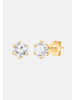 Ethische Diamanten Ohrringe aus 375 Gelbgold mit Lab Grown Diamant