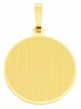 Adeliás Damen 333 Gold Gravurplatte Anhänger Ø 19,1 mm in gold