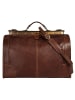 piké Doktortasche / Reisetasche LOMBARDIA MEDIUM echt Leder in braun