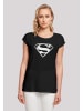 F4NT4STIC T-Shirt DC Comics Superman Spot Logo in schwarz