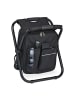 relaxdays Campinghocker in Schwarz - (B)35 x (H)42 x (T)29 cm
