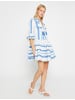 KOTON Kleid in Blau Gemustert