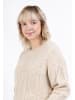 myMo Damen Strickpullover in Beige