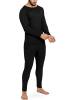 Normani Outdoor Sports Herren Thermounterwäsche Hose Vuntut in Schwarz