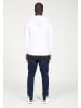 PLUS EIGHTEEN Herren Kapuzenpullover in Weiss
