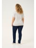 KAFFE curve Strickpullover KCregitta Loose fit in Feather gray/ chalk lurex