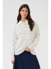 Cream Kurzarm-Bluse CRVerma Loose fit in Whisper Navy Stripe