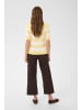 Kaffe Strickpullover KAlizza Regular fit in Sunlight / Chalk Wide Stripe