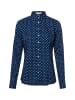 brookshire Bluse in indigo weiß