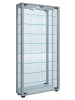 ebuy24 Vitrinenschrank VitrosaMini 7 Silberfarben 59 x 18 cm