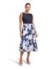 Vera Mont Cocktailkleid mit ausgestelltem Rock in Patch Dark Blue/Dark Blue