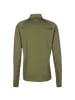 adidas Performance Longsleeve Adizero 1/2 Zip in oliv