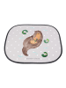 Mr. & Mrs. Panda Sonnenschutz Auto Otter Seerose ohne Spruch in Grau Pastell