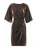 Mart Visser Milan Metallic Kleid Bronze