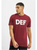 DEF DEF T-Shirts in burgundy
