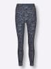 WITT WEIDEN Funktions-Leggings in anthrazit-gemustert