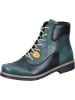 rieker Schnürstiefeletten in peacock/schwarz/honig/royal
