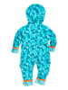 Playshoes Fleece-Overall Pfeile Camouflage in Petrol