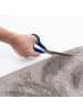 Snapstyle Hochflor-Teppich Livorno Rund in taupe