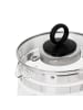 Adler Europe AD 1299 Wasserkocher/Teekocher mit Sieb 1,5 L- 2200 W in Schwarz, Transparent