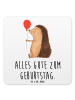 Mr. & Mrs. Panda Tischuntersetzer Igel Luftballon mit Spruch in Weiß