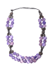 collezione alessandro Lange Kette " Mona " in violett