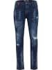 2Y Premium 2Y Premium CARLOS DESTROYED SLIM FIT JEANS in midblue