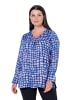 Ulla Popken Bluse in dunkles marine