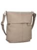Zwei Mademoiselle M12 - Schultertasche 32 cm (sand) in nubuk-cappuccino