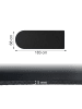 relaxdays Yogamatte in Schwarz - (B)68 x (H)0,5 x (T)183 cm